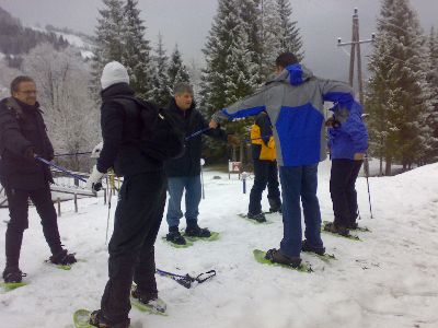 ob die Jeans trocken bleibt...