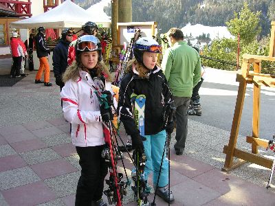 der erste Skitag, wann kommt endlich der Bus...